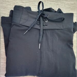 Lululemon black and grey athletic shorts